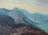 Langdale Valley from Lingmoor Fells, Lakes (10 x 12 cms). Year 1984/5. Cat. no. 39. (The English Lake District)