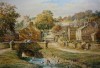 Downham, nr Clitheroe, Lancs (22.7 x 45.1 cms). Year 1989.  Cat. no. 372. (North West England & N. Wales)