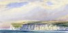 Seaford Head from Cuckmere Haven, E. Sussex (12.9 x 21.3 cms). Year 1995. Cat. no. 451. (South East/East Anglia)